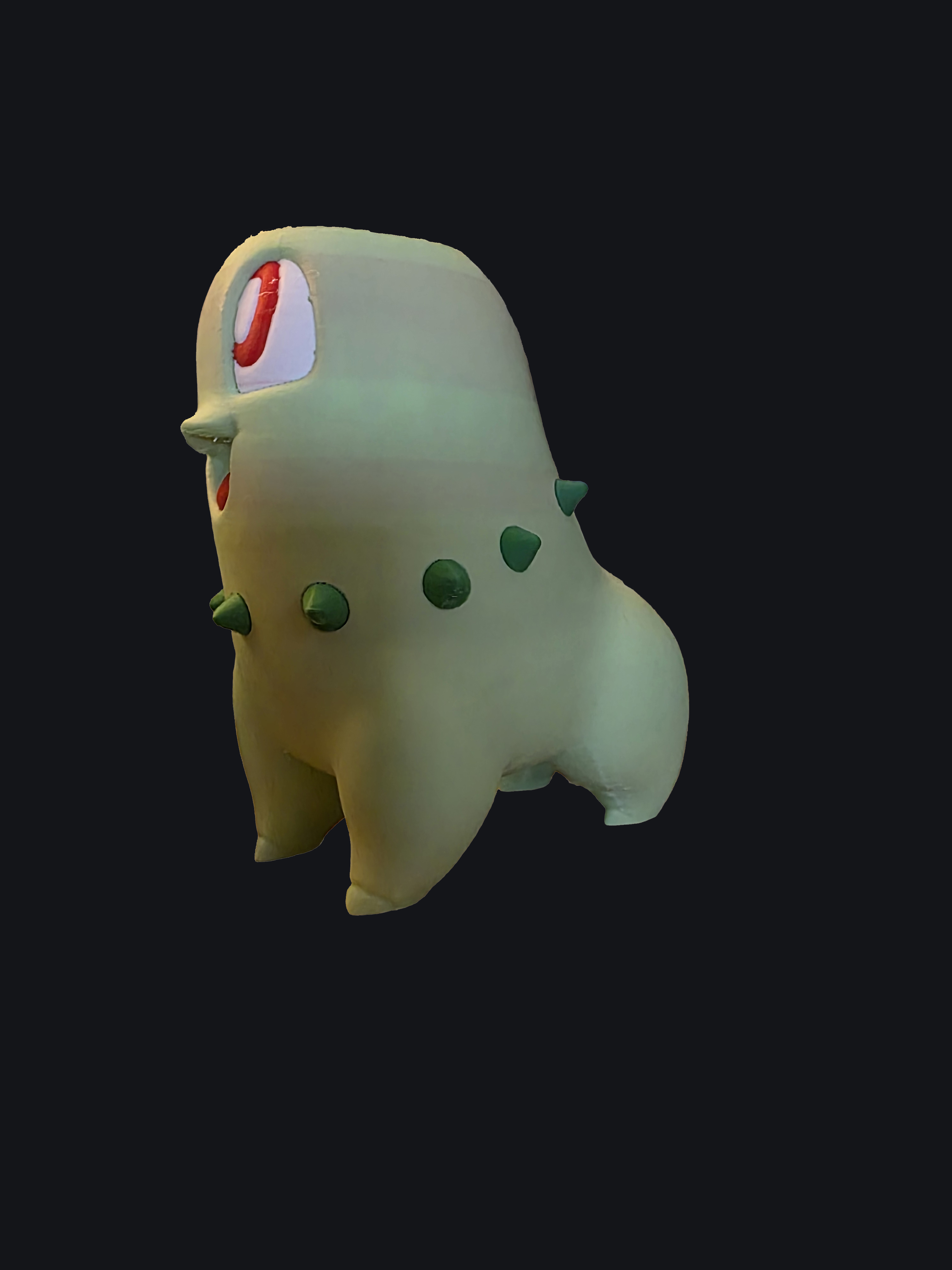 Green character planter