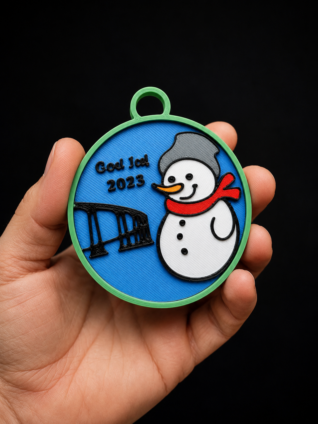 Personalized holiday ornament